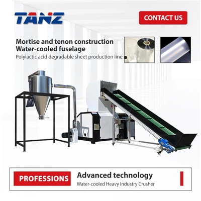 Zvukově odolný drtič plastů